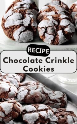 Chocolate Crinkle Cookies
