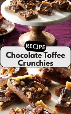 Chocolate Toffee Crunchies