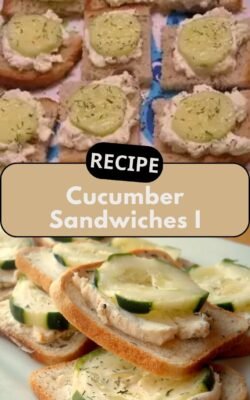 Cucumber Sandwiches I