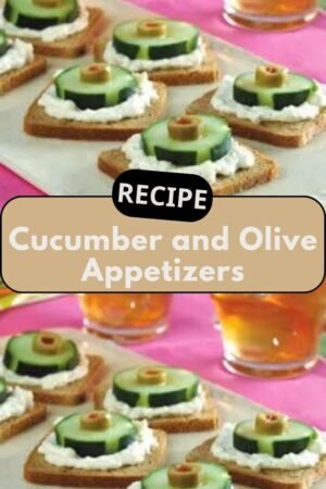Cucumber and Olive Appetizers