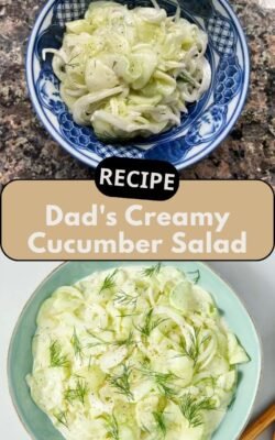 Dad’s Creamy Cucumber Salad