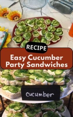 Easy Cucumber Party Sandwiches
