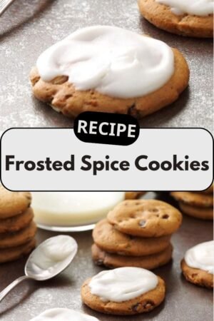 Frosted Spice Cookies