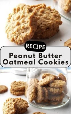 Peanut Butter Oatmeal Cookies