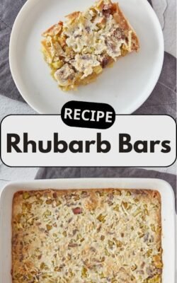 Rhubarb Bars